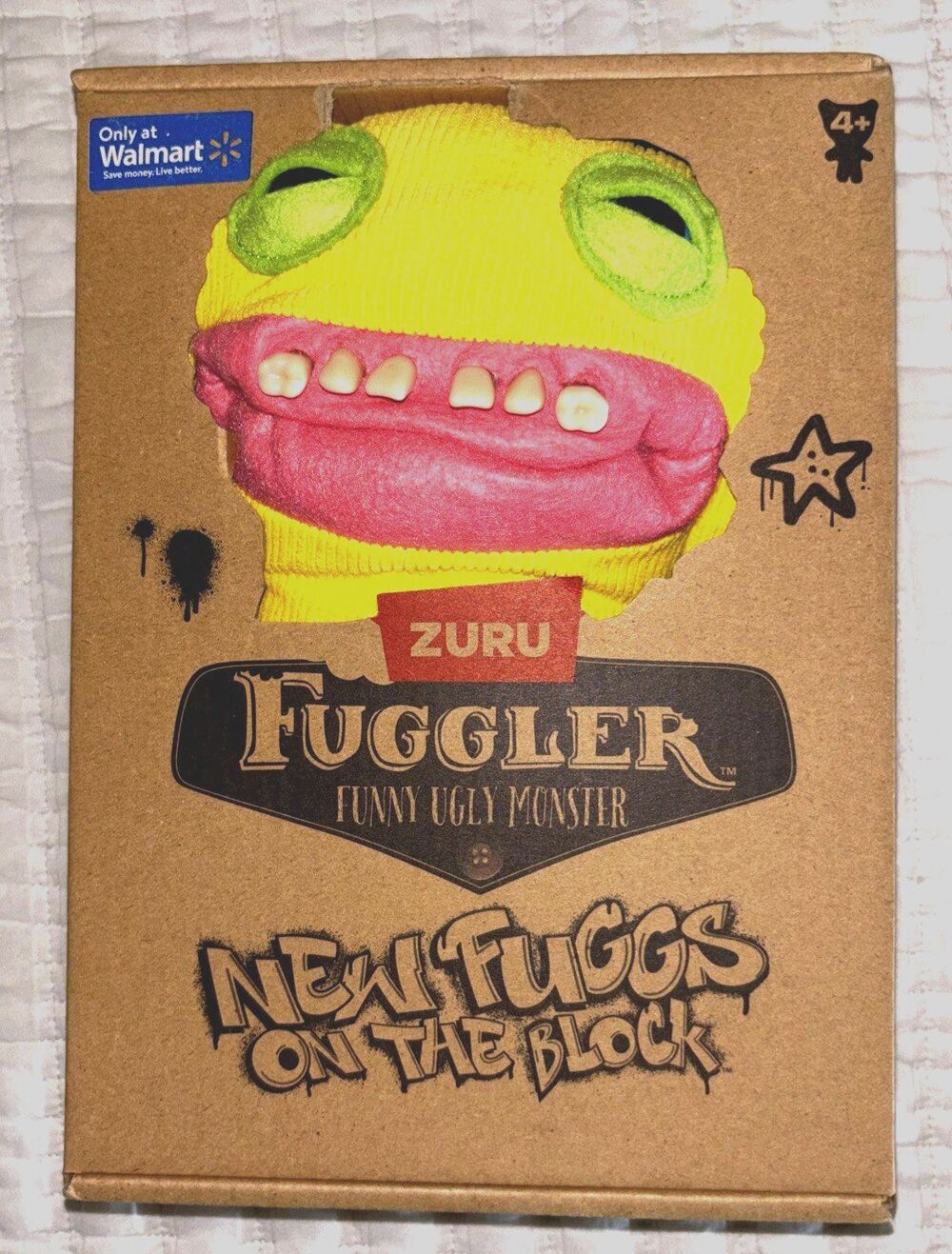 9" ZURU Fuggler NEW FUGGS ON THE BLOCK Smiley O'Riley Funny Ugly Monster